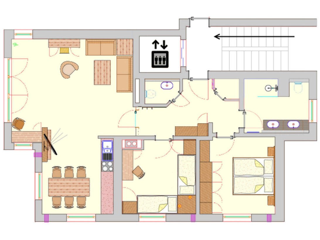 Der Grundriß der FEWO